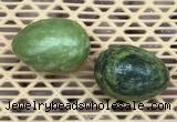 CDN340 35*50mm egg-shaped yellow green pine turquoise decorations