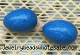 CDN343 35*50mm egg-shaped imitation turquoise decorations wholesale