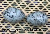 CDN349 35*50mm egg-shaped sesame jasper decorations wholesale