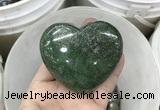 CDN40 40*45mm heart pyrite gemstone decorations