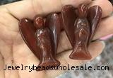 CDN477 30*40mm angel red agate decorations wholesale