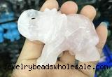 CDN510 33*65*45mm elephant rose quartz decorations wholesale