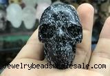 CDN555 35*50*40mm skull snowflake obsidian decorations wholesale