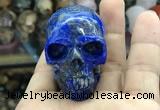 CDN560 35*50*40mm skull lapis lazuli decorations wholesale