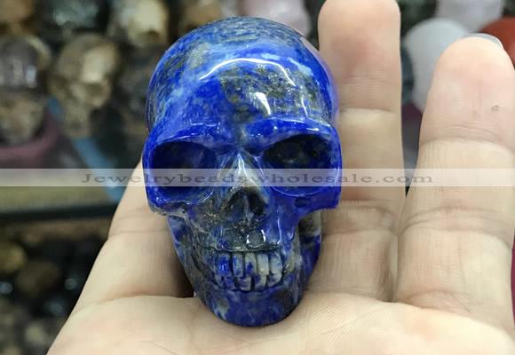 CDN560 35*50*40mm skull lapis lazuli decorations wholesale