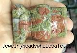 CDN578 35*50mm owl unakite decorations wholesale