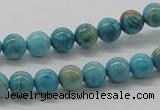 CDS02 16 inches 8mm round dyed serpentine jasper beads wholesale