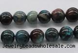 CDS07 16 inches 10mm round dyed serpentine jasper beads wholesale