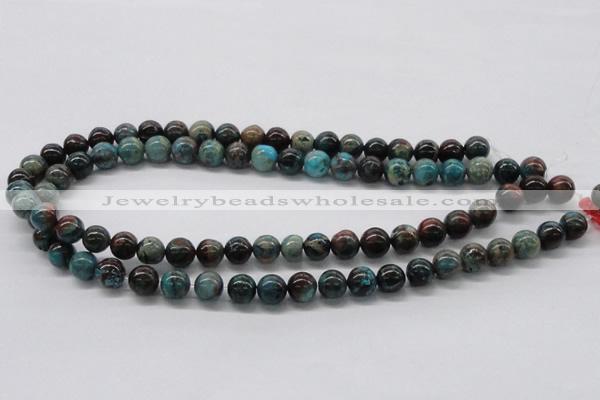 CDS07 16 inches 10mm round dyed serpentine jasper beads wholesale