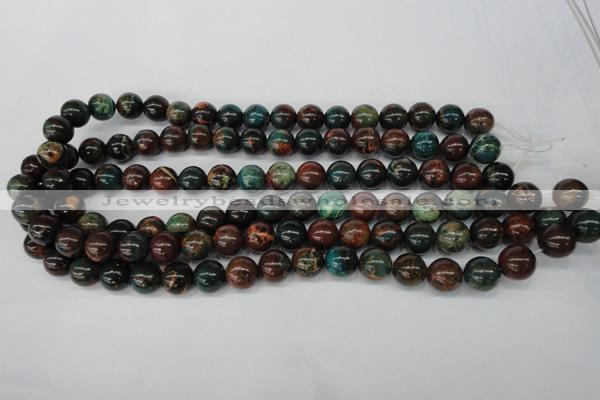 CDS186 15.5 inches 8mm round dyed serpentine jasper beads