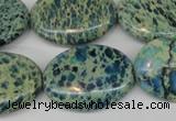 CDS56 15.5 inches 22*30mm oval dyed serpentine jasper beads