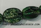 CDT967 10*15mm - 24*33mm star fruit shaped dyed aqua terra jasper beads