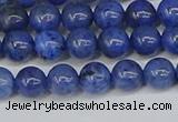 CDU341 15.5 inches 6mm round blue dumortierite beads wholesale