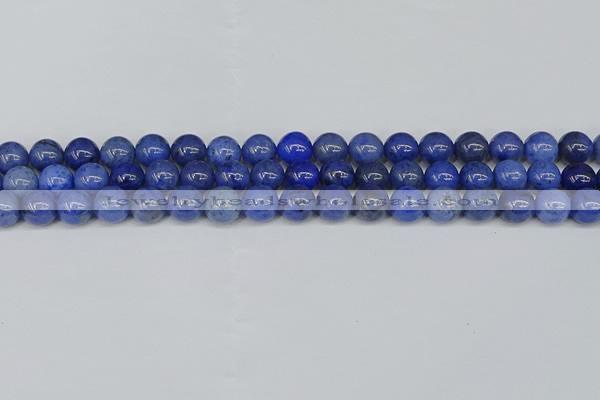 CDU342 15.5 inches 8mm round blue dumortierite beads wholesale