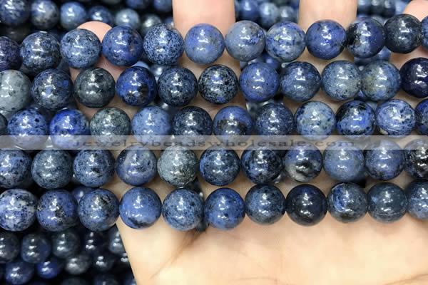 CDU353 15.5 inches 10mm round blue dumortierite beads wholesale