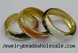 CEB151 19mm width gold plated alloy with enamel bangles wholesale