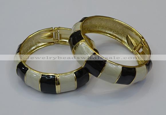 CEB164 19mm width gold plated alloy with enamel bangles wholesale