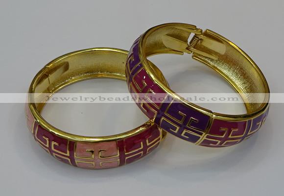 CEB171 18mm width gold plated alloy with enamel bangles wholesale