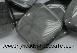 CEE18 15.5 inches 30*30mm diamond eagle eye jasper beads wholesale