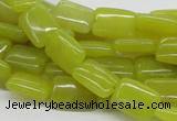 CEJ03 15.5 inches 10*14mm rectangle lemon jade beads wholesale