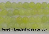 CEJ200 15.5 inches 4mm round lemon jade beads wholesale