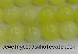 CEJ202 15.5 inches 8mm round lemon jade beads wholesale