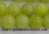 CEJ203 15.5 inches 10mm round lemon jade beads wholesale