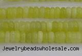 CEJ210 15.5 inches 2*4mm rondelle lemon jade beads wholesale