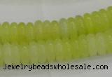 CEJ211 15.5 inches 2*6mm rondelle lemon jade beads wholesale