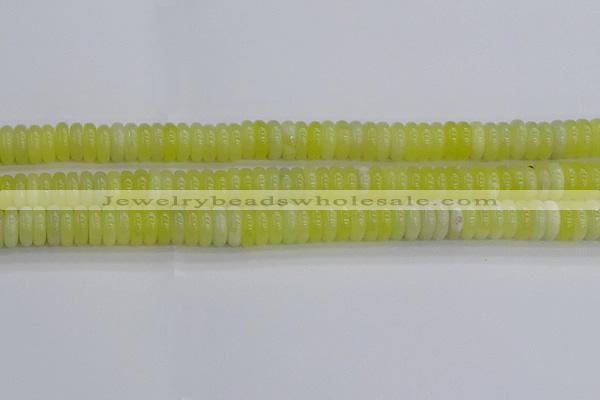 CEJ212 15.5 inches 3*8mm rondelle lemon jade beads wholesale