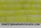 CEJ219 15.5 inches 2*4mm heishi lemon jade beads wholesale