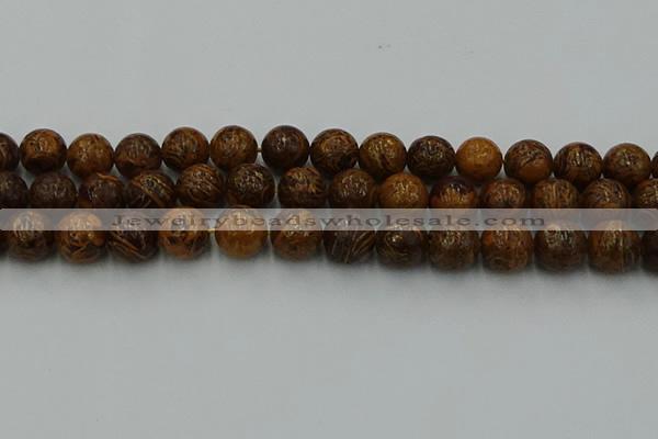 CEJ305 15.5 inches 14mm round elephant skin jasper beads wholesale