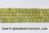 CEJ353 15.5 inches 10mm round lemon jade beads wholesale