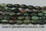 CEM10 15.5 inches 6*8mm oval emerald gemstone beads wholesale