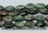 CEM11 15.5 inches 8*12mm oval emerald gemstone beads wholesale