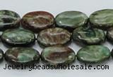 CEM14 15.5 inches 12*16mm oval emerald gemstone beads wholesale