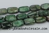 CEM17 15.5 inches 8*12mm rectangle emerald gemstone beads wholesale