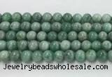 CEM58 15.5 inches 10mm round emerald gemstone beads wholesale