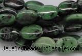 CEP11 15.5 inches 10*14mm oval epidote gemstone beads wholesale