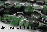 CEP14 15.5 inches 12*12mm square epidote gemstone beads wholesale