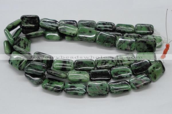 CEP18 15.5 inches 18*25mm rectangle epidote gemstone beads