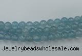 CEQ01 15.5 inches 4mm round blue sponge quartz beads wholesale