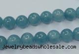 CEQ03 15.5 inches 8mm round blue sponge quartz beads wholesale