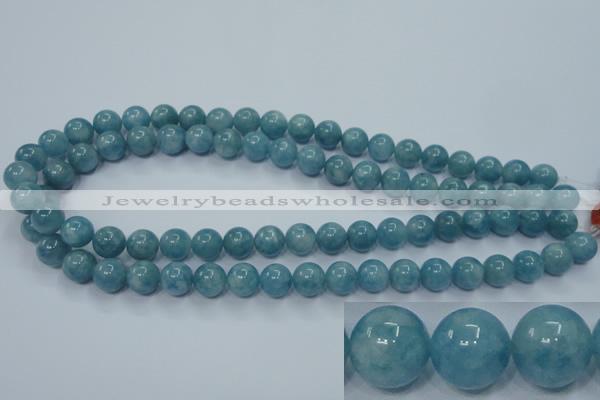 CEQ04 15.5 inches 10mm round blue sponge quartz beads wholesale