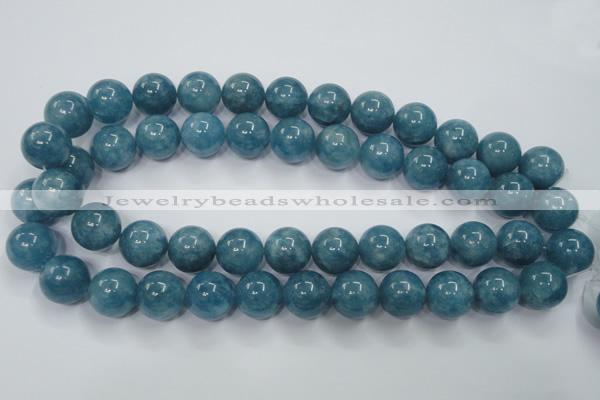 CEQ07 15.5 inches 16mm round blue sponge quartz beads wholesale