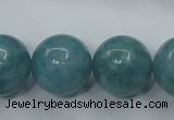 CEQ08 15.5 inches 18mm round blue sponge quartz beads wholesale