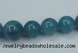 CEQ10 15.5 inches 8mm - 18mm round blue sponge quartz beads wholesale