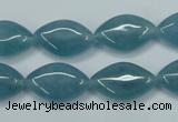 CEQ134 15.5 inches 12*19mm marquise blue sponge quartz beads