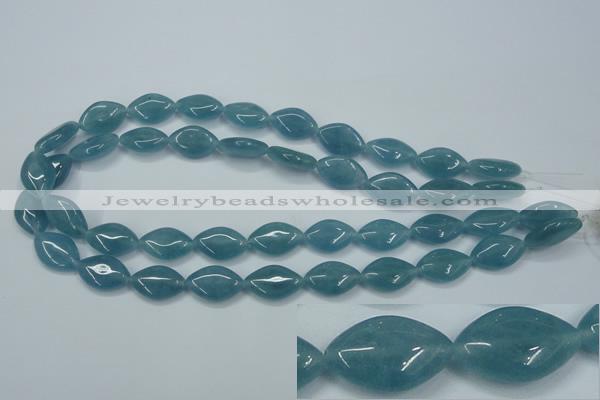 CEQ134 15.5 inches 12*19mm marquise blue sponge quartz beads