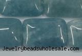 CEQ177 15.5 inches 22*30mm rectangle blue sponge quartz beads